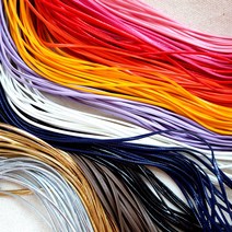 미용가위끈 가죽끈 컬러 가위악세사리, 소-블랙