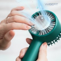 와이즈핏 반도체쿨링 휴대용선풍기 냉각 냉풍기, 화이트