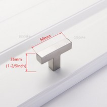 화장대서랍장 화장대거울 수납화장대 화장대세트캐비닛 및 서랍용 스퀘어 핸들 스테인레스 스틸 주방 당, 21 S50mm