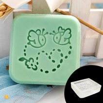 꿀벌 패턴 천연 수제 수지 비누 스탬프 DIY 핸들 공예 만들기 도구 투명 스타일 인감, 11 Stamp No Handle