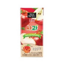 GK 미닛메이드 조이 사과 195mlX32팩X2박스 사과 주스 쥬스 대용량 드링크 음료수 애플 추천