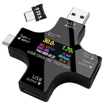 MakerHawk 테스터 미터 디지털 멀티미터 암페어 전력 용량 리더 전류 전압계 전압 모니터 앰프 충전 탐지기 검사기 [미국 직배송]