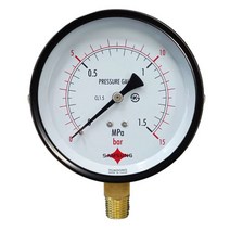 일반 압력계 진공계 연성계 A타입 100파이, 100파이 3bar, 100파이 3bar