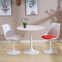 튤립의자 비틀의자 놀의자 knoll 놀튤립체어, 하얀색