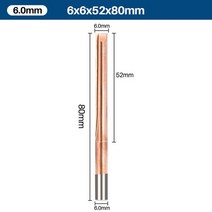 우드조인트 다목적우드조인트 조인트라우터 조립식판넬 조립식나무 샌드위치 XCAN 스트레이트 밀링 커터 6mm 섕크 2 플루트 밀링 비트 TiCN 코팅 초경 엔드 밀 CNC 95, 6x52mm
