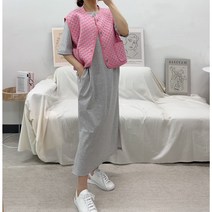 데일리 롱 반팔 원피스 분또 원피스