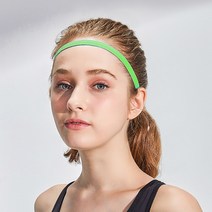 WAVAVA 스포츠 헤어 밴드 머리띠 땀흘림방지, 청록