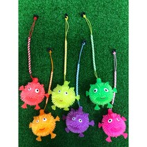 말랑말랑 고슴도치 불빛나는 골프 티걸이(10개 한세트)