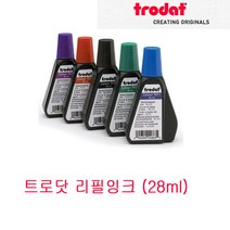 트로닷스탬프 트로닷 스탬프 정품리필잉크 28ml, 바이올렛