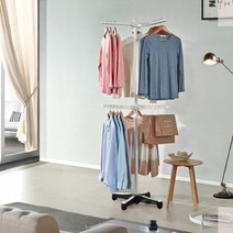 스마트홈 UPGRADE 트리플행거 아이보리 행거 옷가게행거 벽행거, 단품, 선택1:본상품선택