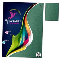 칼라색지 20.진녹색 A4 160g 10매 1권 용지 프린트 kimminsung20*4623474hD, 본상품선택
