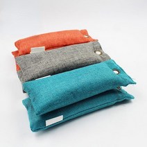 화장실제습기 가정용 욕실 습기제거 자동차 옷장 서랍용 활성 대나무 숯 가방 75g 냄새, 03 grey_01 75g