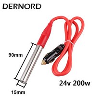 카트리지 히터 봉 DERNORD-DC 차량 장착 카트리지 히터 12v 관형 발열체 24v 자동차/트럭/캠퍼 100w/200w, 02 24v 200w