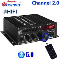 사운드 앰프 채널 2.0 hifi 블루투스 앰프 홈 디지털 오디오 12v3a ak380 ak370 ak280 ak270 ak170 for car bass trebl, 및 -270