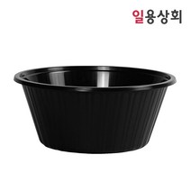 다회용 면용기 TY 2192 210파이 대 400개 검정 중화용기, 단품, 단품