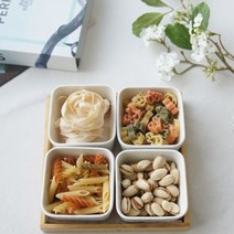[Su♭] 모던화이트 소스볼 트레이 세트 접시 볼그릇 볼접시 양념볼 볼트레이 볼세트 볼 _Πj_ea, Яn_3구