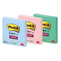 =친환경포스트잇 강한점착용 654, 3.크림블루