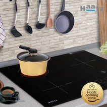 Haatz 하이브리드(인덕션 2구+하이라이트 1구)전기쿡탑 3구 빌트인(후드자동연동), IH-363DTL