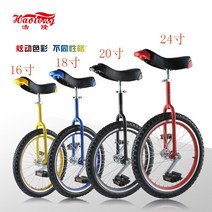 알루미늄 합금 원 바퀴 손수레 균형 자전거 자전거 어린이 성인 곡예-96436, 단일옵션, 05. 18 인치 빨간색 + 브래킷