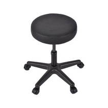 뷰티 국산 보조의자 미용 진찰용 진료용 둥근 미용실 원형 바퀴달린 병원용 스툴, 그레이