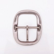 명품머리끈 DIY 헤비 스트롱 센터 바 핀 벨트 버클 니켈 도금 40mm 가죽 스트랩 75*62MM