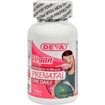 Deva Vegan 산전 종합비타민 및 미네랄 90정 글루텐 프리유제품 프리이스트 프리밀 프리