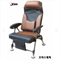 [제일공업] 조아스 VIP플러스 낚시의자(와이드형) 접이식광폭의자, 베어링형 오리발+롱다리1조