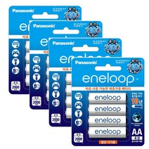 파나소닉 에네루프 충전지 충전 배터리 AA 2000mAh 충전용 건전지, 4개, 4개입