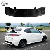 탄소 Voltex 후면 윙 립 시민 FN2 (2007-2011) 유형 R VTX 스포일러 광택 트렁크 바디, 한개옵션0