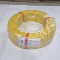 HFIX 2.5SQ 절연전선 단선 저독난연 450/750V용