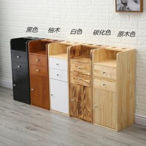 미용츄레이 미용실 나무트레이 원목 도구 수납함 거울 작은 캐비닛 미용사 사물함, 2번 원목색