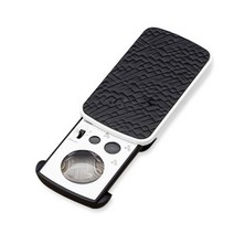 루페 루뻬쥬얼리 루페 돋보기 30X 60X 90X LED 조명이 눈 UV 다이아몬드와 호환 보석 동전 우표 바위, 01 Black