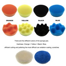 21pcs 3" Inch 80mm Car Polisher Pad Buffer Waxing Sponge Set Abrasive Disc Sandpaper, 01 1 Set  21Pcs_01 75mm