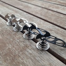 캠프웨이 NEW 데크팩 8p+카라비너 8p 오징어데크팩 전용파우치 증정, 블랙