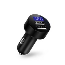 가정용 배터리 전기차 충전기 mp3 ipad용 듀얼 usb car phone with, 검은색