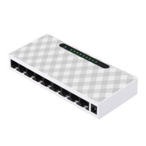 네트워크 스위치 허브 RJ45 허브 플러그 앤 플레이 9 포트 게임 네트워크 스위치 이더넷 스마트 스위처 인, 01 TXE091-White