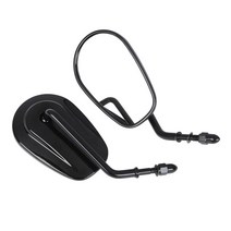 [해외] 할리 로드 킹 fatboy flht flhr 투어링 xl 883 sportster softail springer Heritage classic용 백미러 사이드 미러, 협력사, 크롬