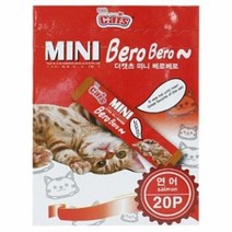 더캣츠 미니 베로베로 연어 20P, 단품