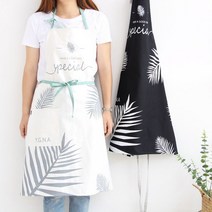 카페 주방 네일아트 미용 사 공방 고급 코튼 앞치마, 카페 주방 네일아트 미용 사 공방 고급 코