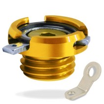 바이크 오토바이 M20 x 2.5 CNC 엔진 오일 컵 나사 혼다 CBR 600 F2F3F4F4i CB600 호넷 그롬 MSX 125 CB650F, [03] gold
