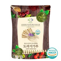 푸른들판 국산 생 도라지 길경 뿌리 분말 가루 100% 차 파우더 HACCP 인증, 300g, 1개, -