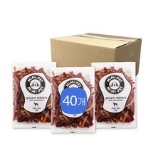미미펫 [미미펫] 모이스트 오리고기 치즈버거 100G 40봉 져키, 1박스