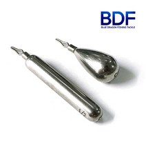 청룡조구 텅스텐 봉돌 싱커 물방울형 스틱형 (낱개판매) 배스 갑오징어 부력조절 낚시추, 14g(1/2oz), 1개