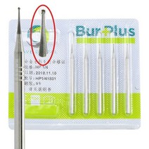 5PCS 라운드 헤드 SBT 웨이브 치과 텅스텐 카바이드 연삭 Burs 스트레이트 핸드 피스 비트 HP 0.25-10, 체력 0.25