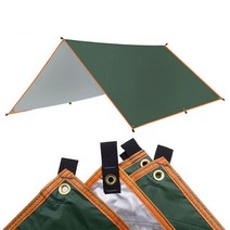 그라운드시트 방수포 텐트시트 4x3m 천막 방수 타포린 텐트 그늘 정원 야외 캠 해변 해먹, 02 Awning cloth_02 3mx4m