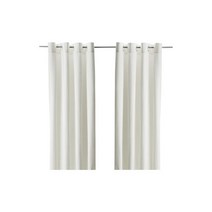 이케아 메레테 반암막 커튼 한쌍 화이트 145x250cm 면