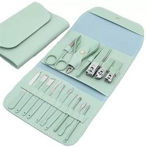 DLOETT Sciossors Pedicure Kit Clipper Tools Nippers Trimmer Cutte Manicure Set 16P Professional Nail