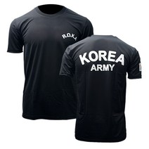 쿠닌 쿨론반팔티 로카티 군인 군용 남자 검정라운드반팔티셔츠 코리아아미티셔츠 0W404C80