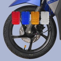 MOXI SYM 조이라이드125 200 타이어 구찌캡 밸브캡 민자형 튜닝, 블루 1개