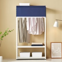 아도라하우스 무볼트 시스템행거2봉+블라인드set 1000x400x2100 3단, 없음/없음/없음